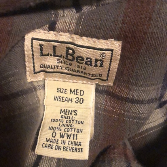 L. L. Bean Flannel Lined Pants - Picture 7 of 7